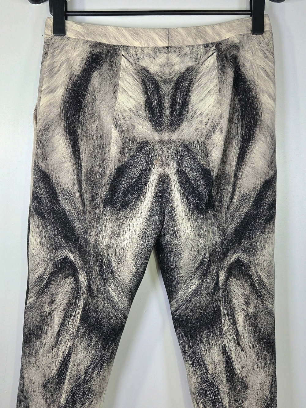 RARE ALEXANDER MCQUEEN ARCHIVAL AW14 WOLF PRINT RUNWAY TROUSERS. - Picture 4 of 8